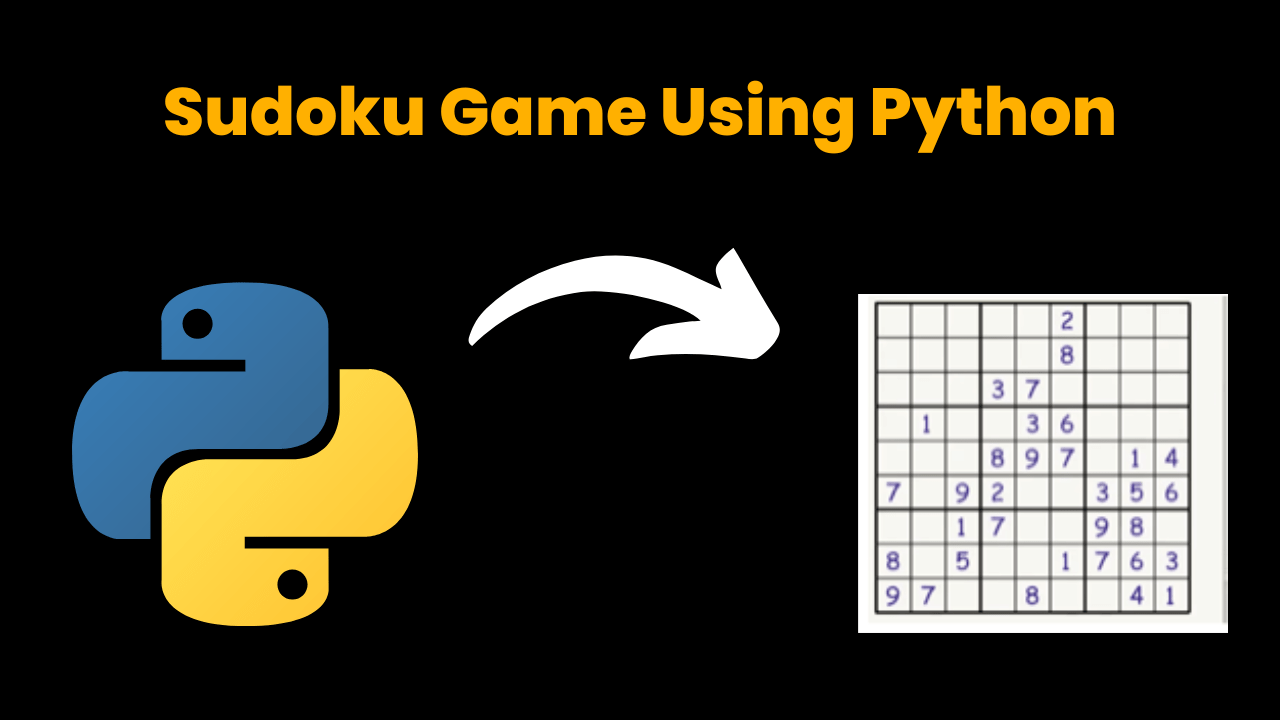 sudoku game using python