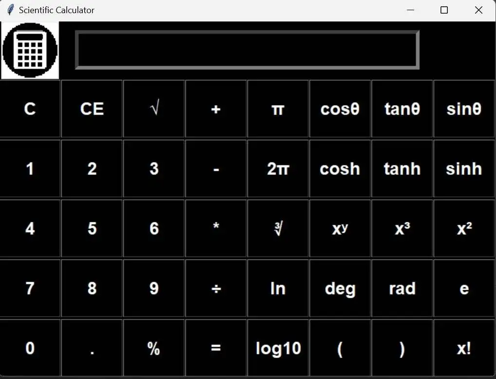 scientific calculator output