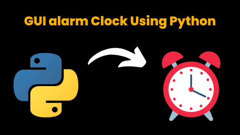 GUI alarm Clock Using Python With Source Code - CodeWithCurious