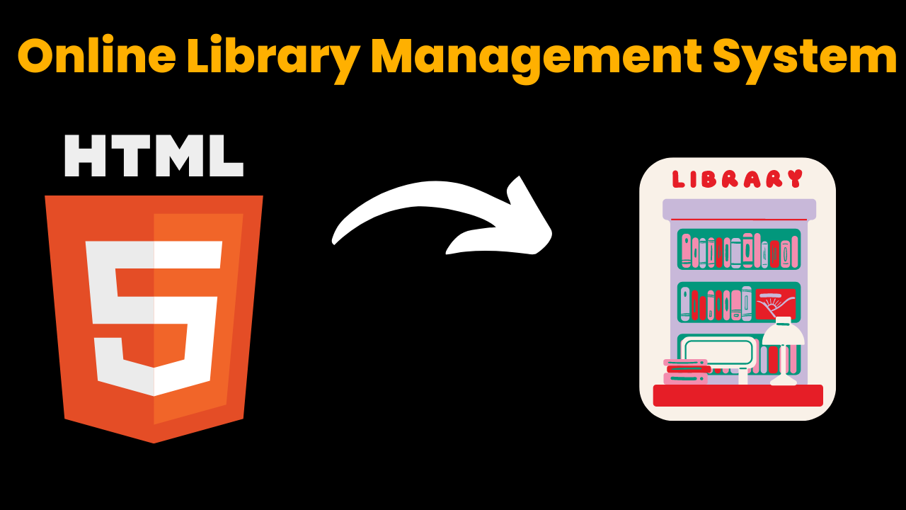 library management system using HTML