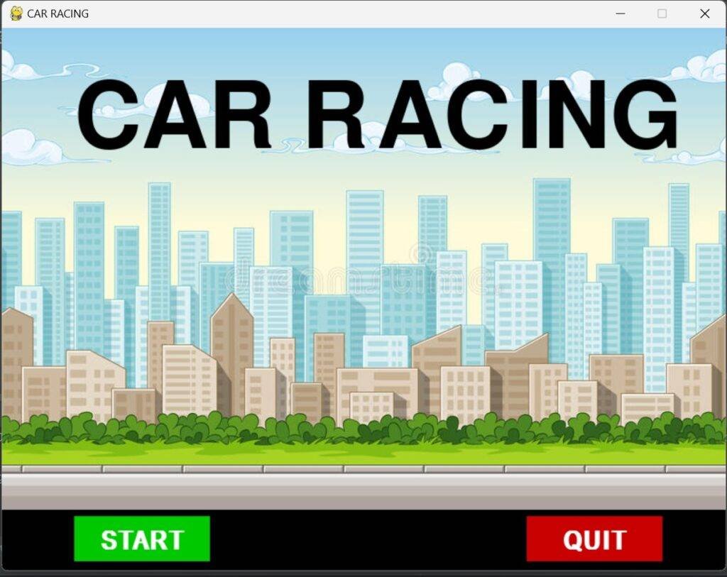 car race game in python