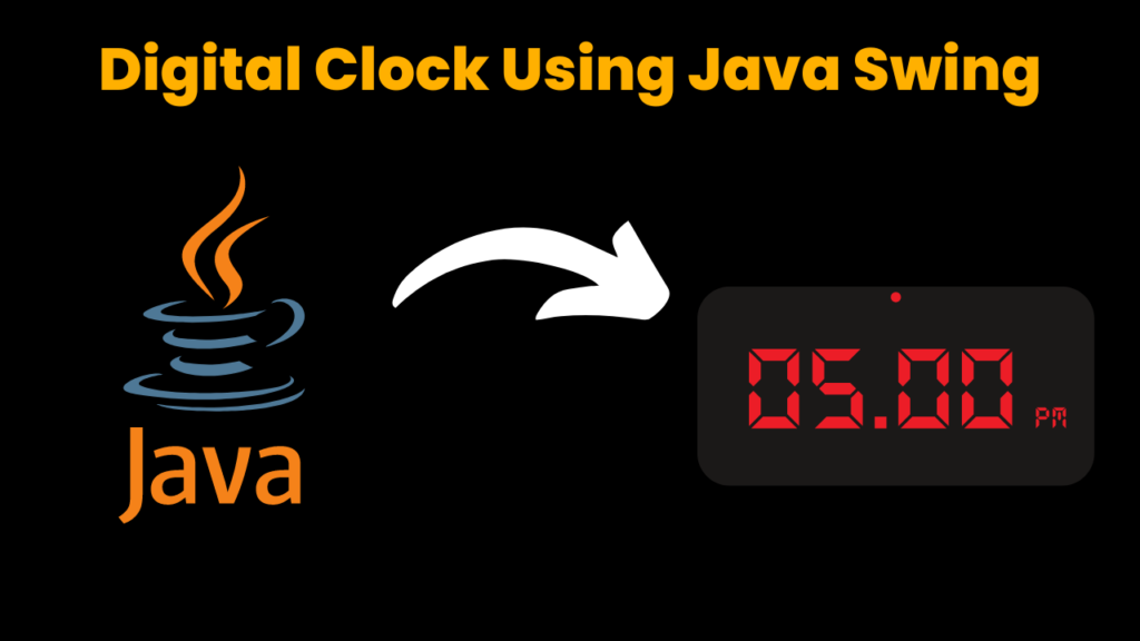 Digital Clock Using Java Swing