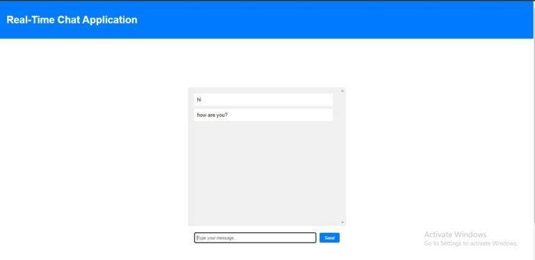 Real-Time Chat Application Using HTML , CSS & JavaScript With Source ...