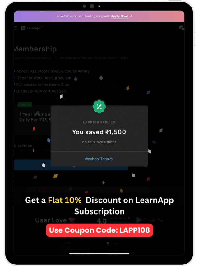 GET 30 OFF Discount LearnApp Coupon Code 1 Month Free CodeWithCurious