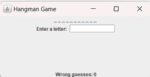 Hangman Game Using Java Swing With Source Code - CodeWithCurious