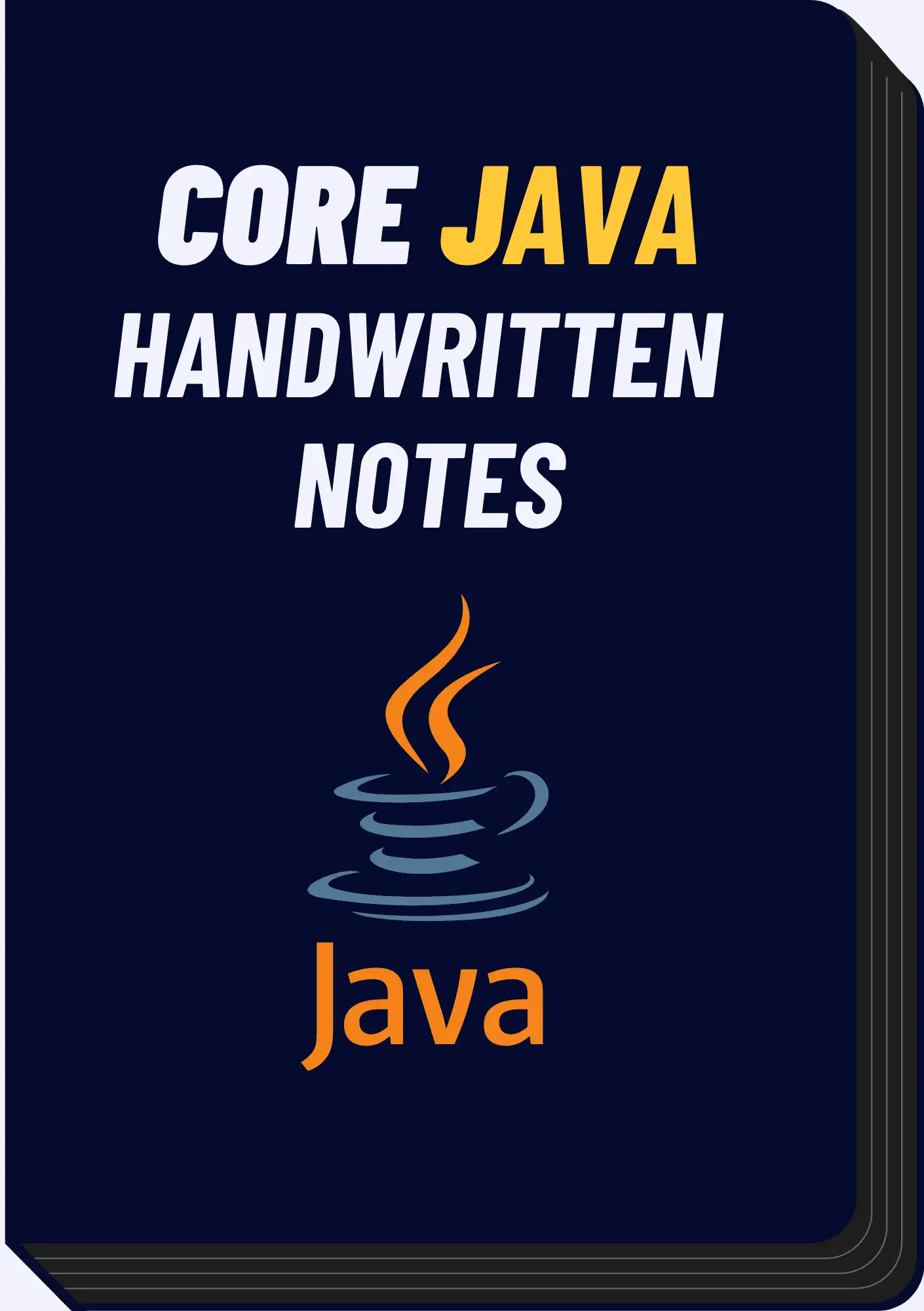 Master Core Java with our comprehensive handwritten notes!