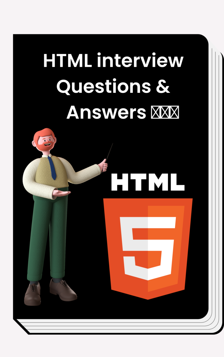 Looking for HTML Interview Questions & Answers? Get ready to enhance your HTML knowledge and ace your interviews with our comprehensive guide. Explore a curated list of commonly asked HTML questions, accompanied by expert answers and explanations. From basic HTML tags to advanced concepts, this resource covers it all. Boost your confidence and impress your interviewers with your in-depth understanding of HTML. Download our guide now and be fully prepared to tackle any HTML interview with ease.