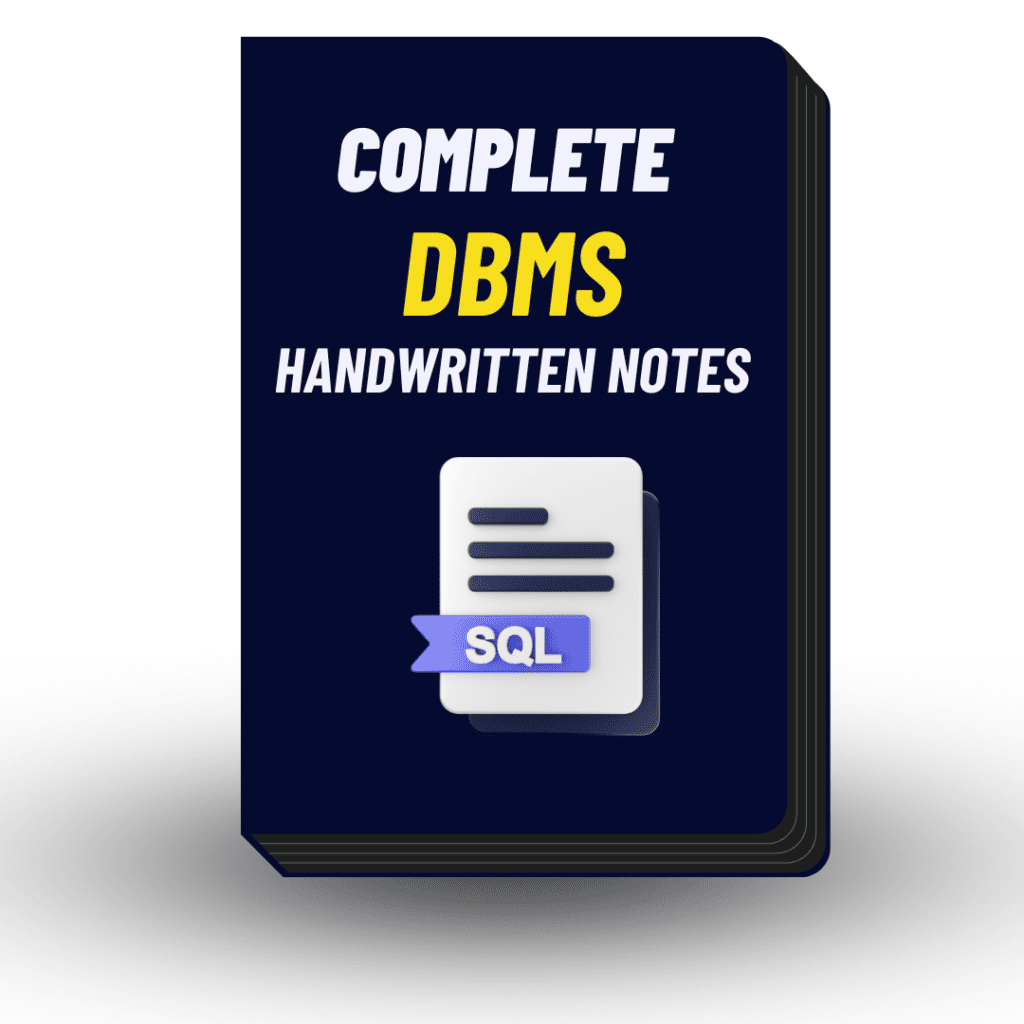 Complete DBMS Handwritten Notes
