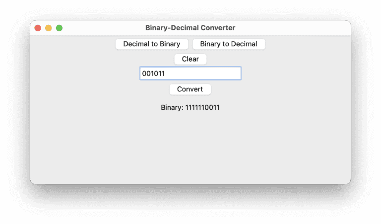 decimal to Binary Converter and binary to decimal converter