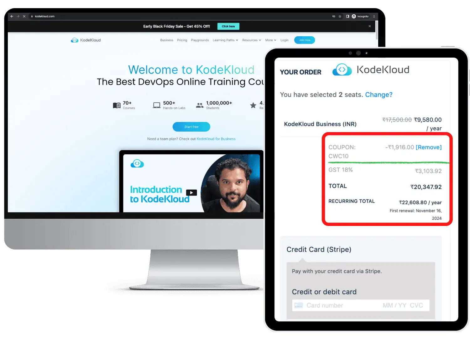 kodekloud coupon code