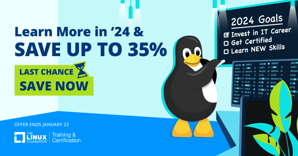 35% Discount on Linux Foundation