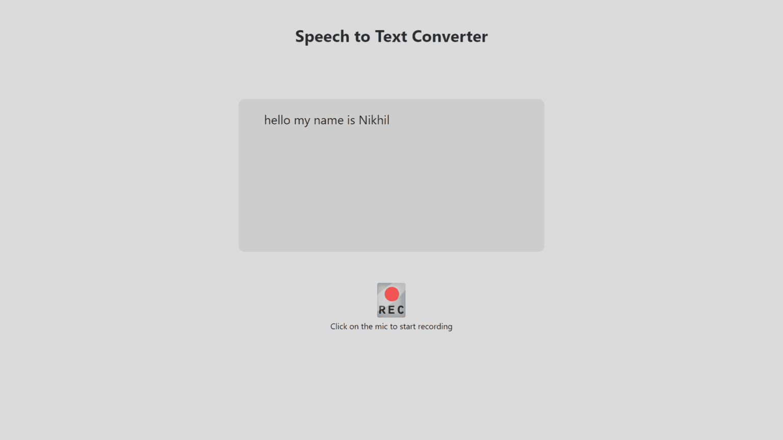Speech to Text Converter with HTML CSS JS - CodeWithCurious