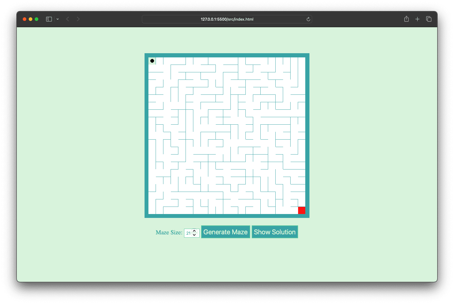 Maze Game using HTML CSS JavaScript With Source Code - CodeWithCurious