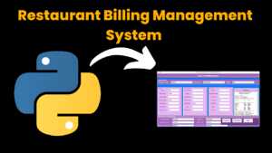 resturent billing management system using Python