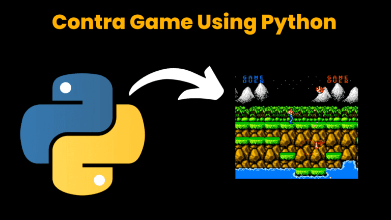 contra game using python