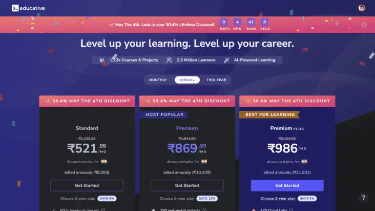 Educative May The 4th Sale [Get 30.4% Lifetime Discount on Educative]