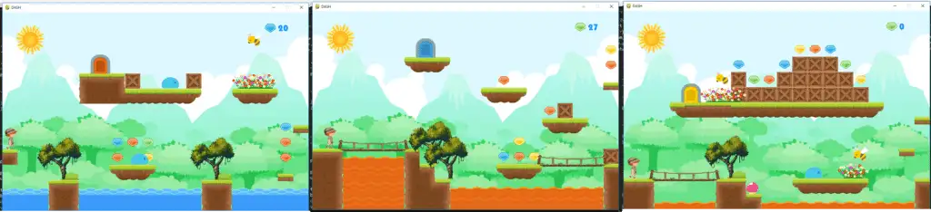 jungle dash game using python