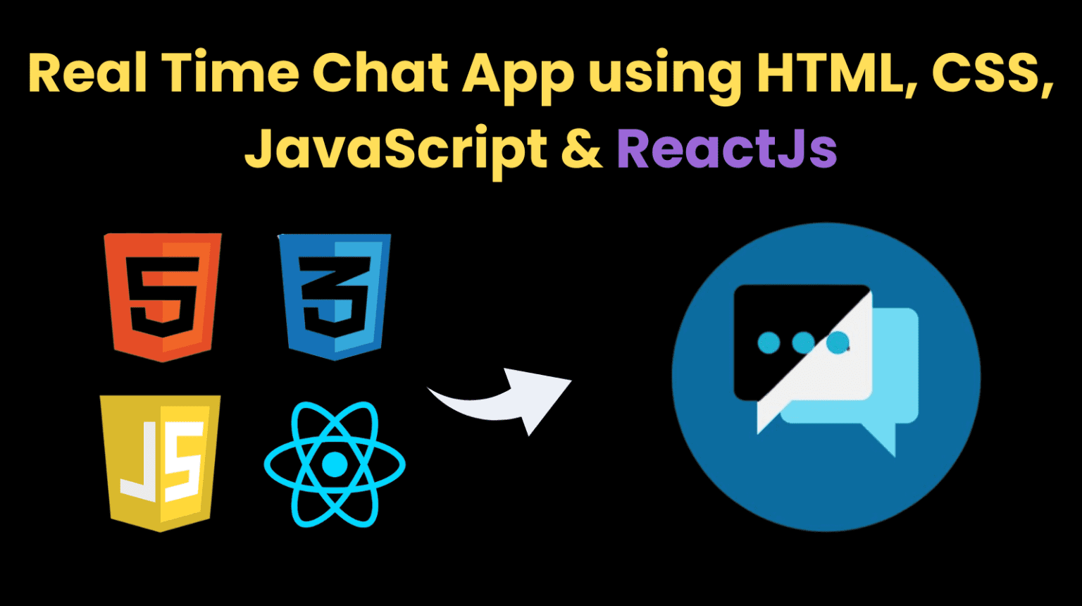 Real Time Chat Application using ReactJs - CodeWithCurious
