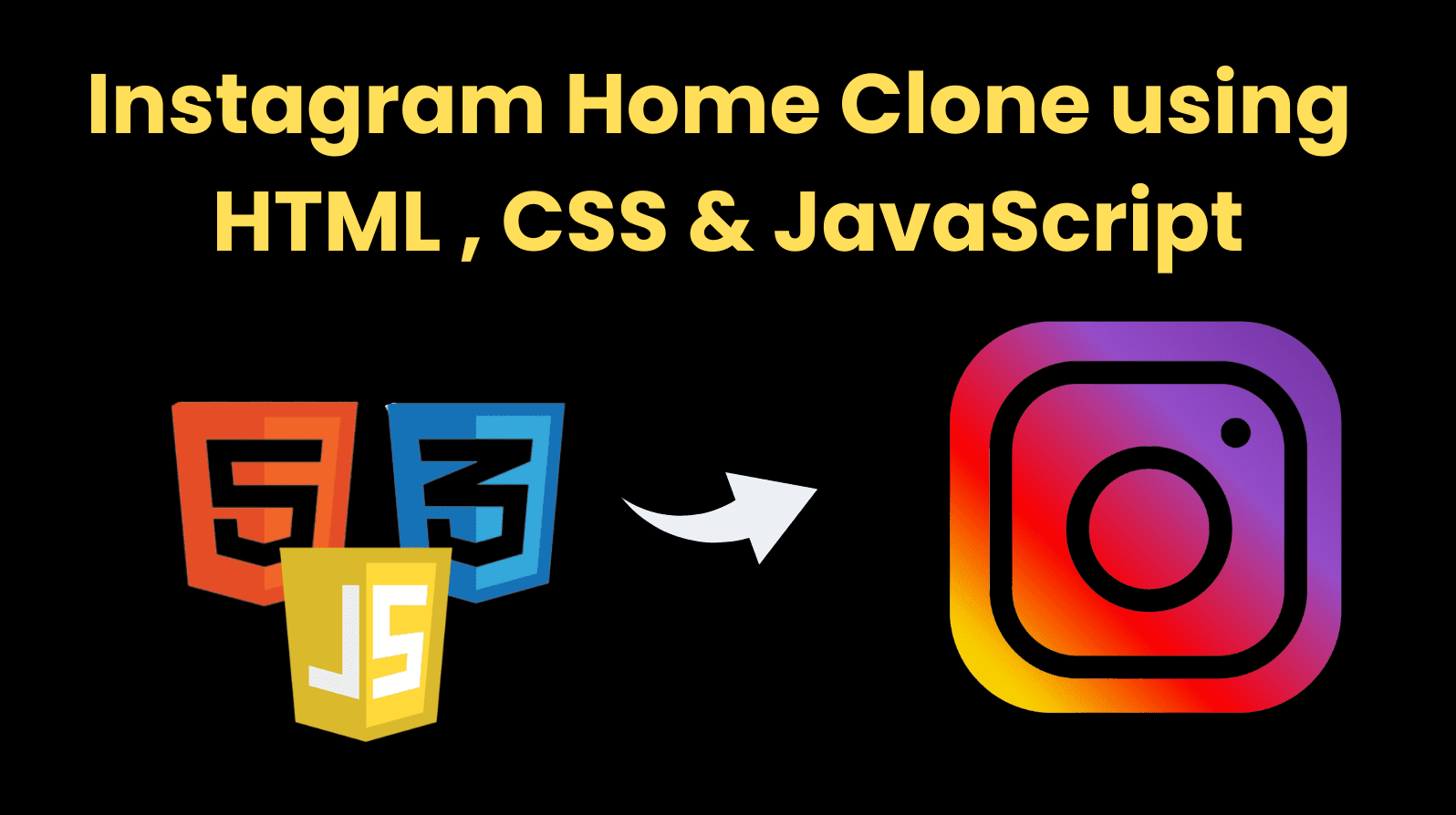 Instagram Home Clone Using HTML, CSS JS - CodeWithCurious