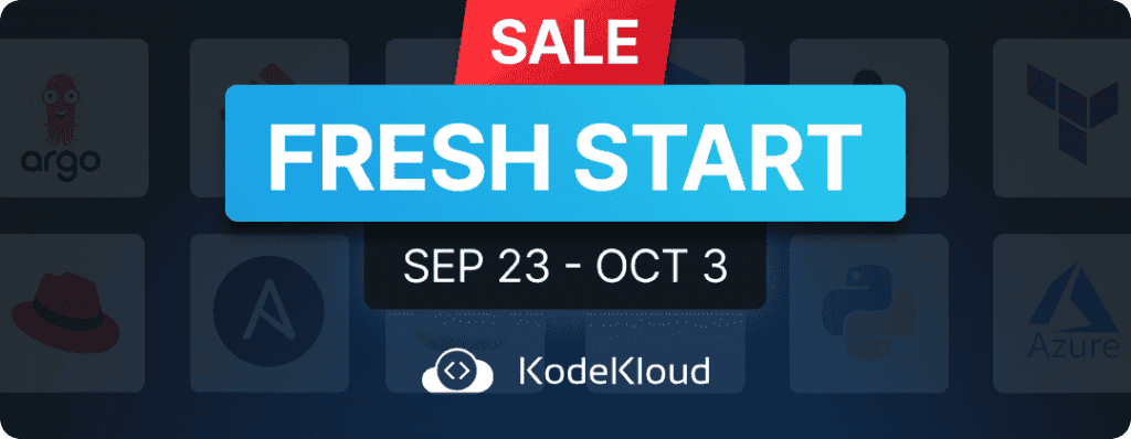 KodeKloud's Fresh Start Sale