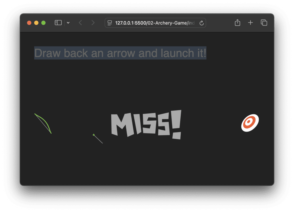 Archery Game Usingz HTML CSS and JavaScript