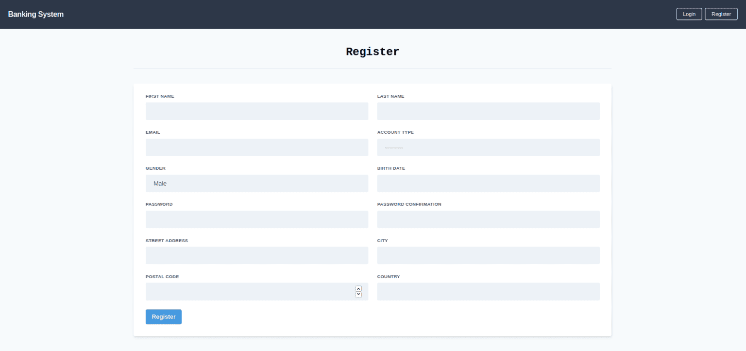 Bank Management System Using Python Django - CodeWithCurious image.