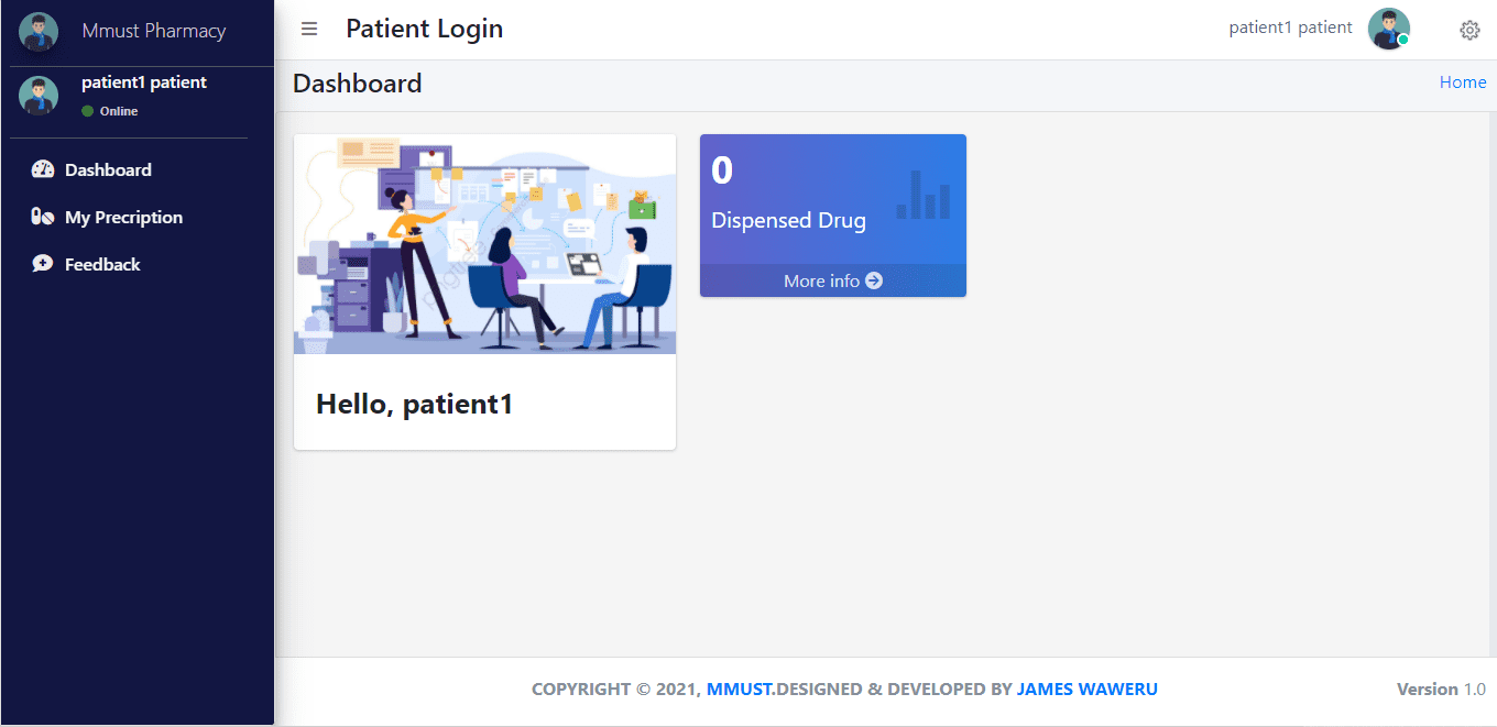 Pharmacy Management System Using Python Django - CodeWithCurious
