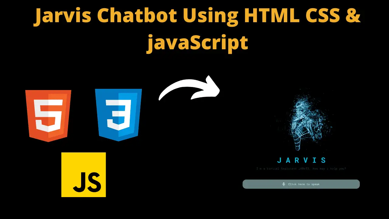 Jarvis Chatbot Using HTML CSS & javaScript