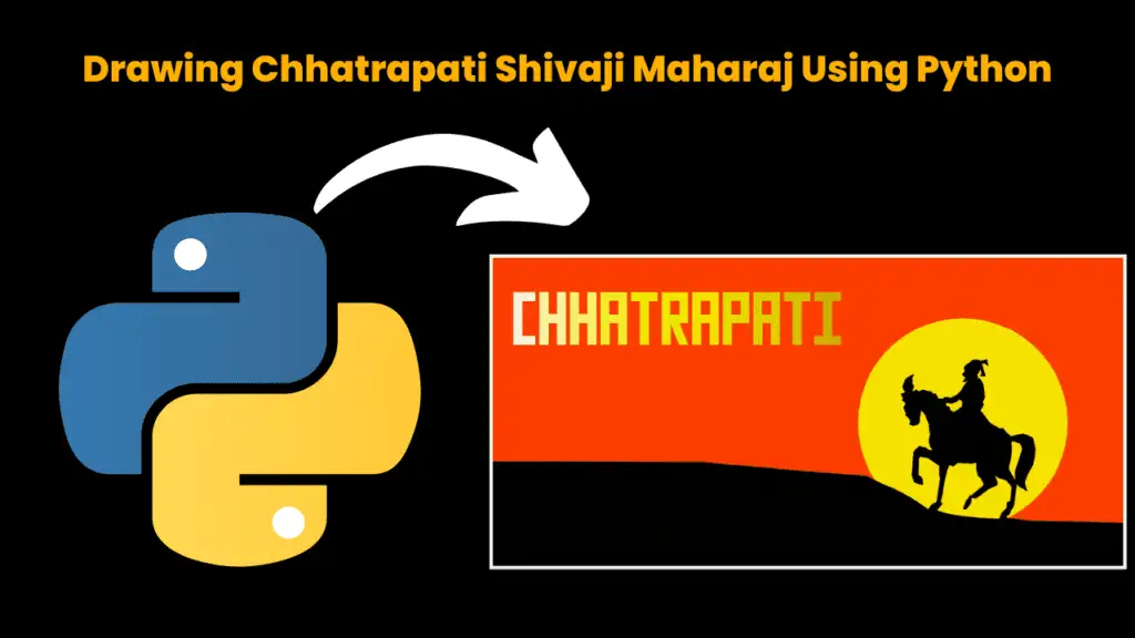 Drawing Chhatrapati Shivaji Maharaj Using Python