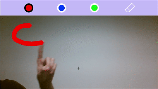 AI Virtual Painter Using Python output 1