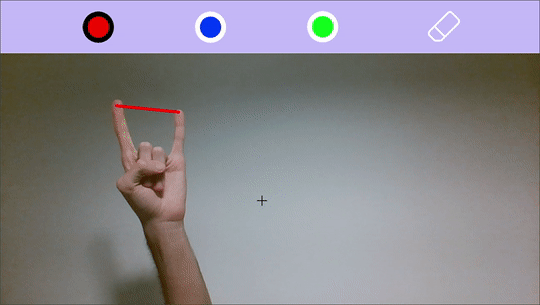 AI Virtual Painter Using Python output 3