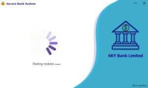 Bank management system using java Output 1