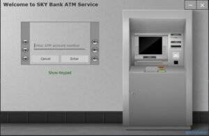 Bank management system using java Output 6