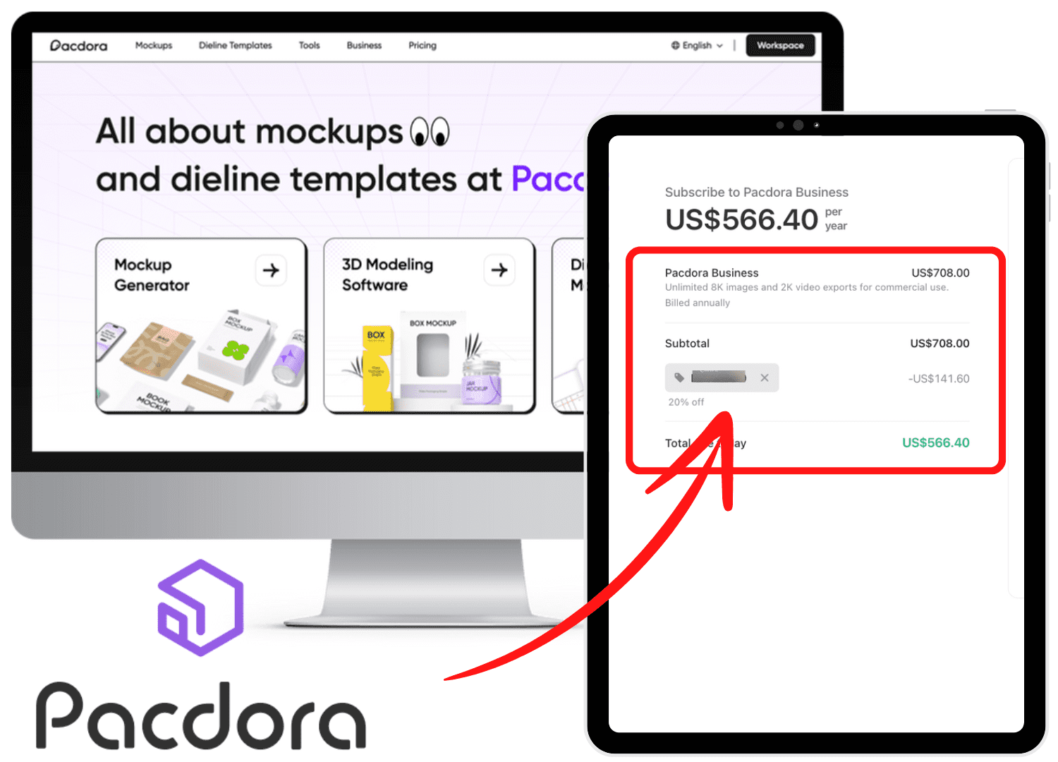 pacdora promo code flat 20% discount