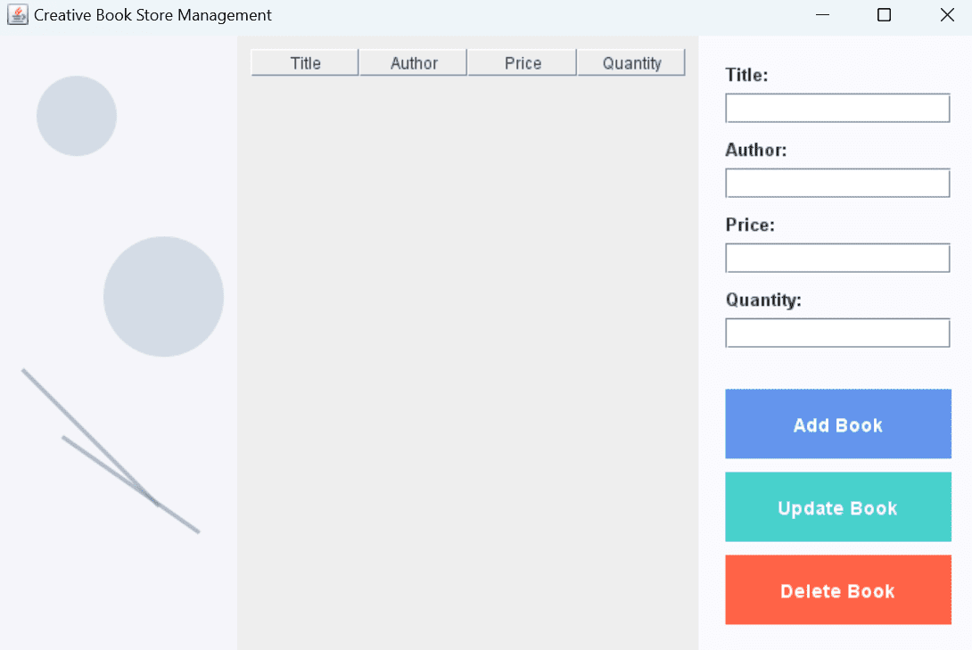 Bookstore Management System in java - CodeWithCurious