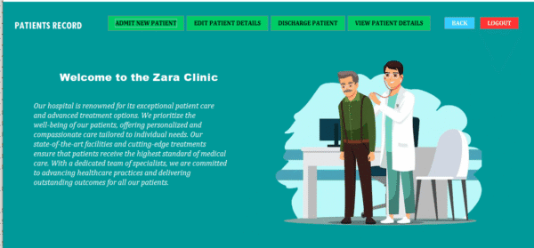 Hospital Management System using java using Swing graphical User ...