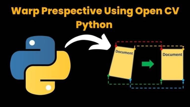 Warp Perspective Using Open CV Python