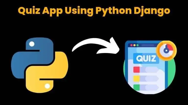 Quiz App Using Python Django